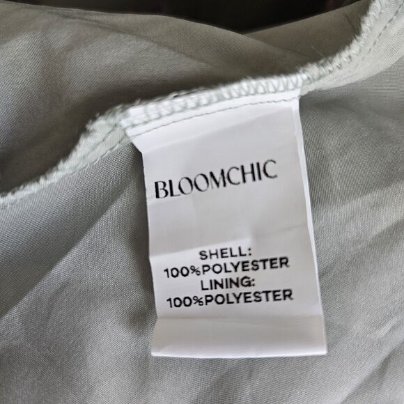 Bloomchic Floral Embroidered Size 12 Green Spring Wedding Bridesmaid Pockets - Picture 5 of 16